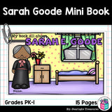 Sarah E. Goode Mini Book for Early Readers: Black History Month