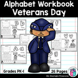 Worksheets A-Z Veterans Day