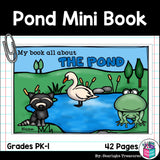 The Pond Mini Book for Early Readers: Pond Animals