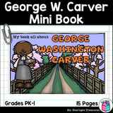 George Washington Carver Mini Book for Early Readers: Black History Month