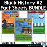 Black History Month Fact Sheets for Early Readers #2