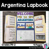 Argentina Lapbook for Early Learners - A Country Study