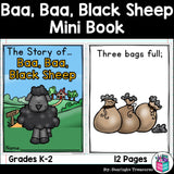Baa, Baa, Black Sheep Mini Book for Early Readers