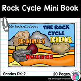Rock Cycle Mini Book for Early Readers: Rock and Minerals