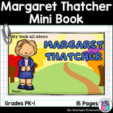 Margaret Thatcher Mini Book for Early Readers: Women's History Month