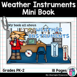 Weather Instruments Mini Book for Early Readers