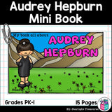 Audrey Hepburn Mini Book for Early Readers: Women's History Month