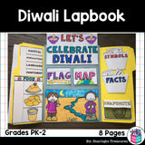 Let's Celebrate Diwali Lapbook for Early Learners