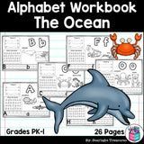 Worksheets A-Z The Ocean Theme