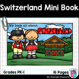 Switzerland Mini Book for Early Readers - A Country Study