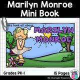Marilyn Monroe Mini Book for Early Readers: Women's History Month