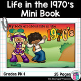 Life in the 1970s Mini Book for Early Readers