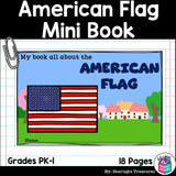 American Flag Mini Book for Early Readers