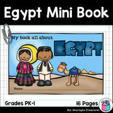 Egypt Mini Book for Early Readers - A Country Study