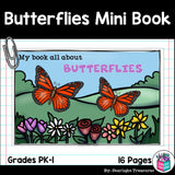 Butterflies Mini Book for Early Readers