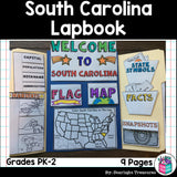 South Carolina Lapbook for Early Learners - A State Study
