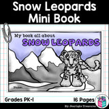 Snow Leopard Mini Book for Early Readers
