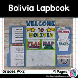 Bolivia Lapbook for Early Learners - A Country Study