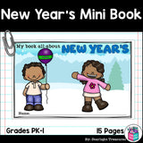 New Year's Day Mini Book for Early Readers