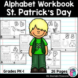 Worksheets for A-Z - St. Patrick's Day Theme