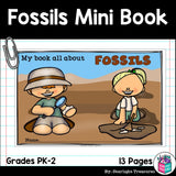 Fossils Mini Book for Early Readers