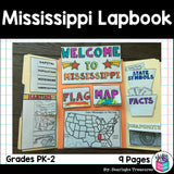 Mississippi Lapbook for Early Learners - A State Study