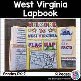West Virginia Lapbook for Early Learners - A State Study