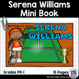 Serena Williams Mini Book for Early Readers: Women's History Month