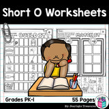 Short O Worksheets and Activities for Early Readers