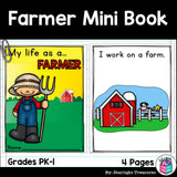 Farmer Mini Book for Early Readers