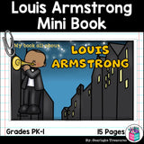Louis Armstrong Mini Book for Early Readers: Black History Month