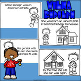 Wilma Rudolph Mini Book for Early Readers: Women's History Month