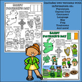 Saint Patrick's Day Fact Sheet for Early Readers