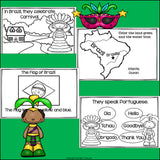 Carnival in Brazil Mini Book for Early Readers