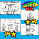 Spirit Week Mini Book for Early Readers