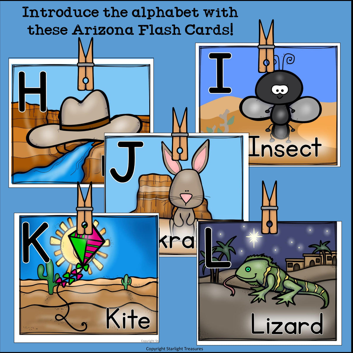 Alphabet Flash Cards for Early Readers - State of Arizona – Starlight ...