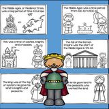 Middle Ages Mini Book for Early Readers