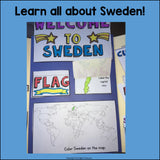 Sweden Lapbook for Early Learners - A Country Study