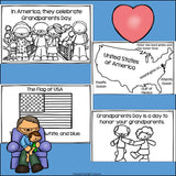 Grandparents Day Mini Book for Early Readers