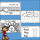 Alphabet Letter of the Week: The Letter R Mini Book
