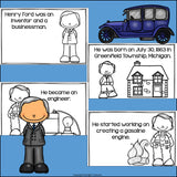 Henry Ford Mini Book for Early Readers: Inventors