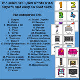 Over 1,000 English Vocabulary Flash Cards