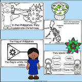 Christmas in the Philippines Mini Book for Early Readers - Christmas Activities