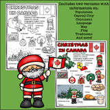 Christmas in Canada Fact Sheet for Early Readers