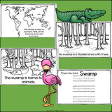 The Swamp Mini Book for Early Readers: Swamp Animals