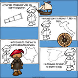Amerigo Vespucci Mini Book for Early Readers