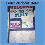 Italy Lapbook for Early Learners - A Country Study