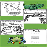 The Marsh Mini Book for Early Readers: Marsh Animals
