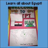 Egypt Lapbook for Early Learners - A Country Study