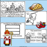 Christmas in the Netherlands Mini Book for Early Readers - Christmas Activities